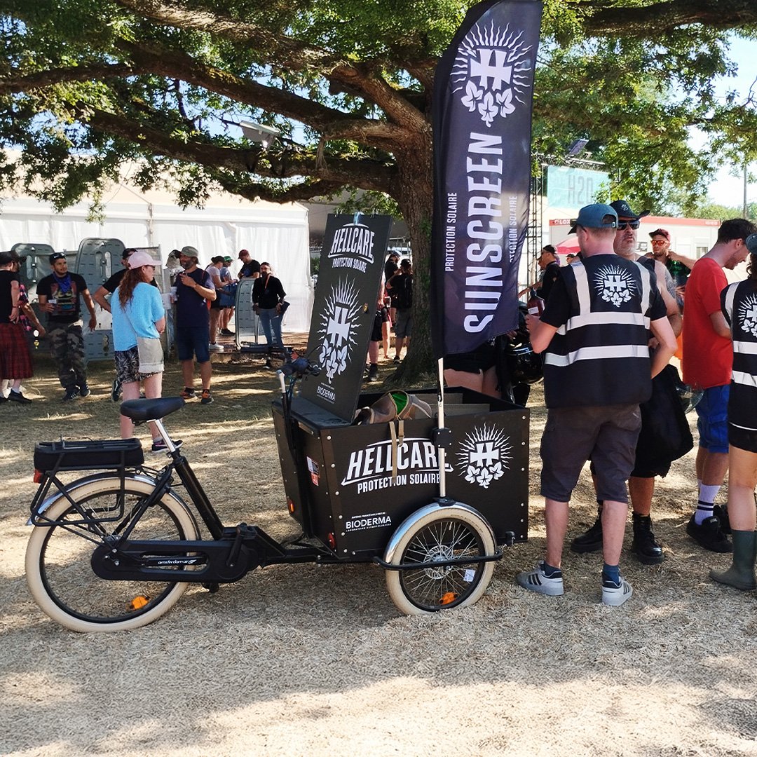 Nos triporteurs au Hellfest